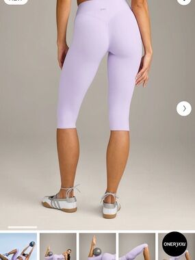 Oner Active Lavender Capri Leggings